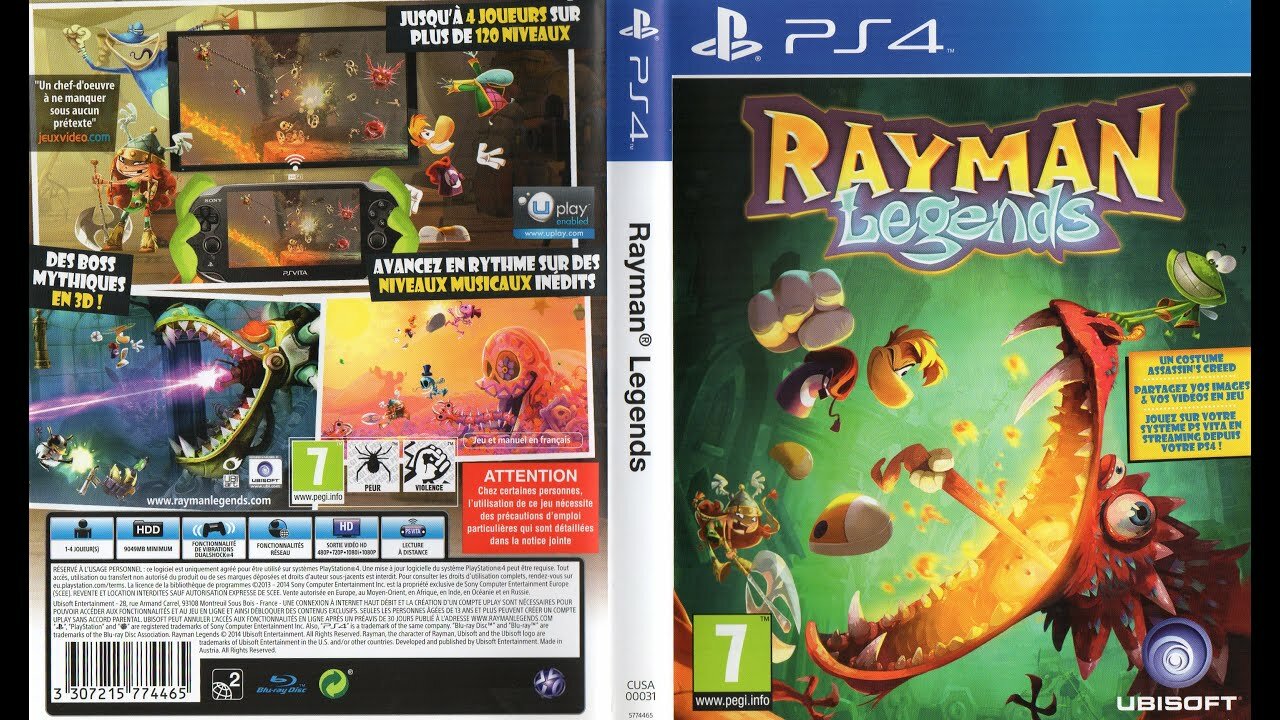 ассортимент 1 Nintendo Rayman Legends Definitive Edition - фото №12