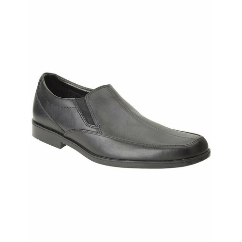 Полуботинки Clarks, демисезонные, натуральная кожа, размер 34F UK, черный