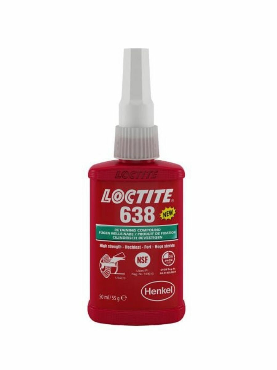 LOCTITE 638, 50 мл. Высокопрочный вал-втулочный фиксатор Китай — фото 20