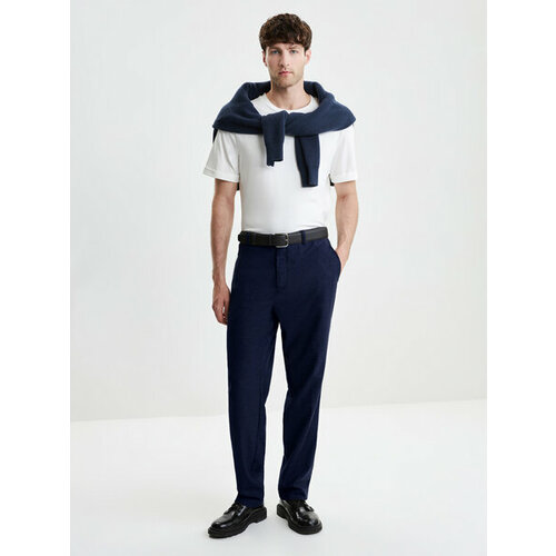 фото Брюки zarina, размер 2xl (ru 54), синий