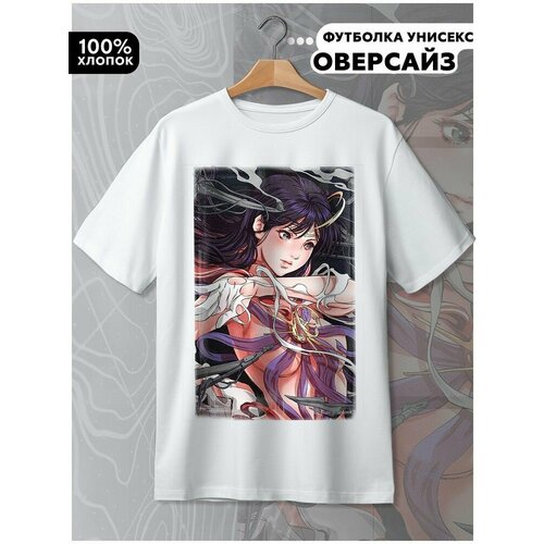 фото Футболка hypnotica, размер l, белый