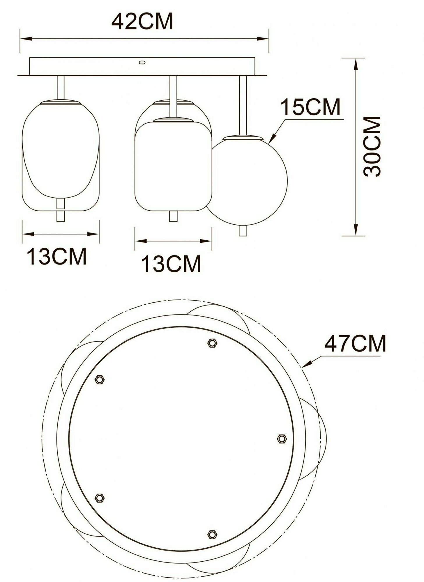 Потолочная люстра Arte Lamp Freddie A2231PL-5PB - фото №4