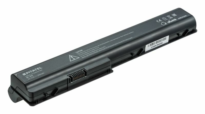 Аккумуляторная батарея Pitatel BT-476 для ноутбуков HP Pavilion HDX X18, dv7-1000, dv7-2000, dv7-3000, dv8