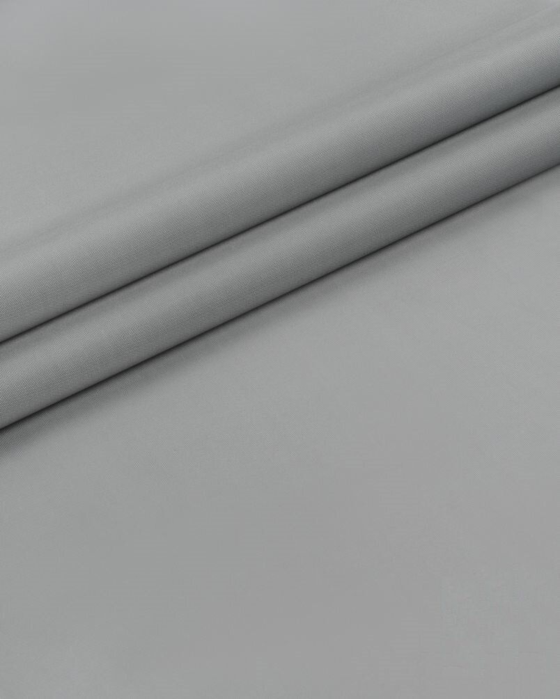 Ткань Оксфорд 210 D PU 1000, цвет светло-серый, готовый отрез 3х1,5 метра. Влагоотталкивающая, ветрозащитная, уличная.
