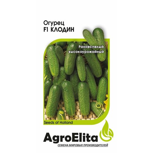 Семена Огурец Клодин F1, 5шт, AgroElita, Seminis