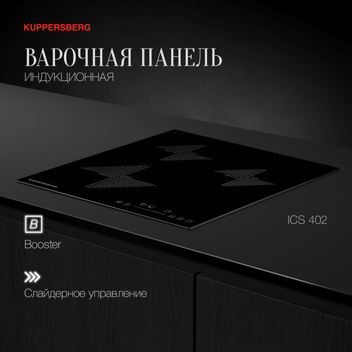 Варочная панель встраиваемая индукционная Kuppersberg ICS 402 модификация 2023 года 1919900₽