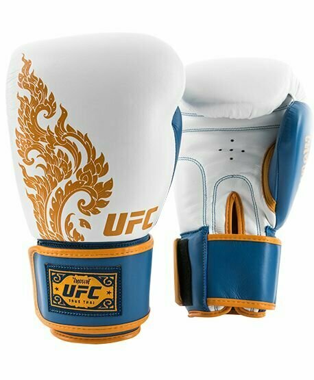 UFC True Thai Перчатки для бокса Blue/White,14 унций