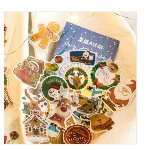 Наклейки Новый год - Рождество; стикеры для творчества. Voropaeva11