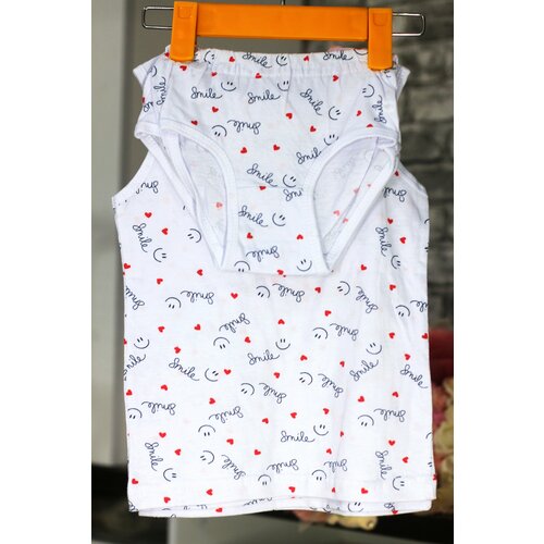 фото Майка звездочка, 2 шт., размер 4 г, белый