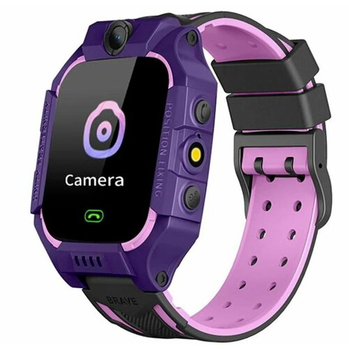 Смарт-часы детскиеGPS-трекер Кнопка тревоги SOSБудильникФиолетовый цвет 135100₽