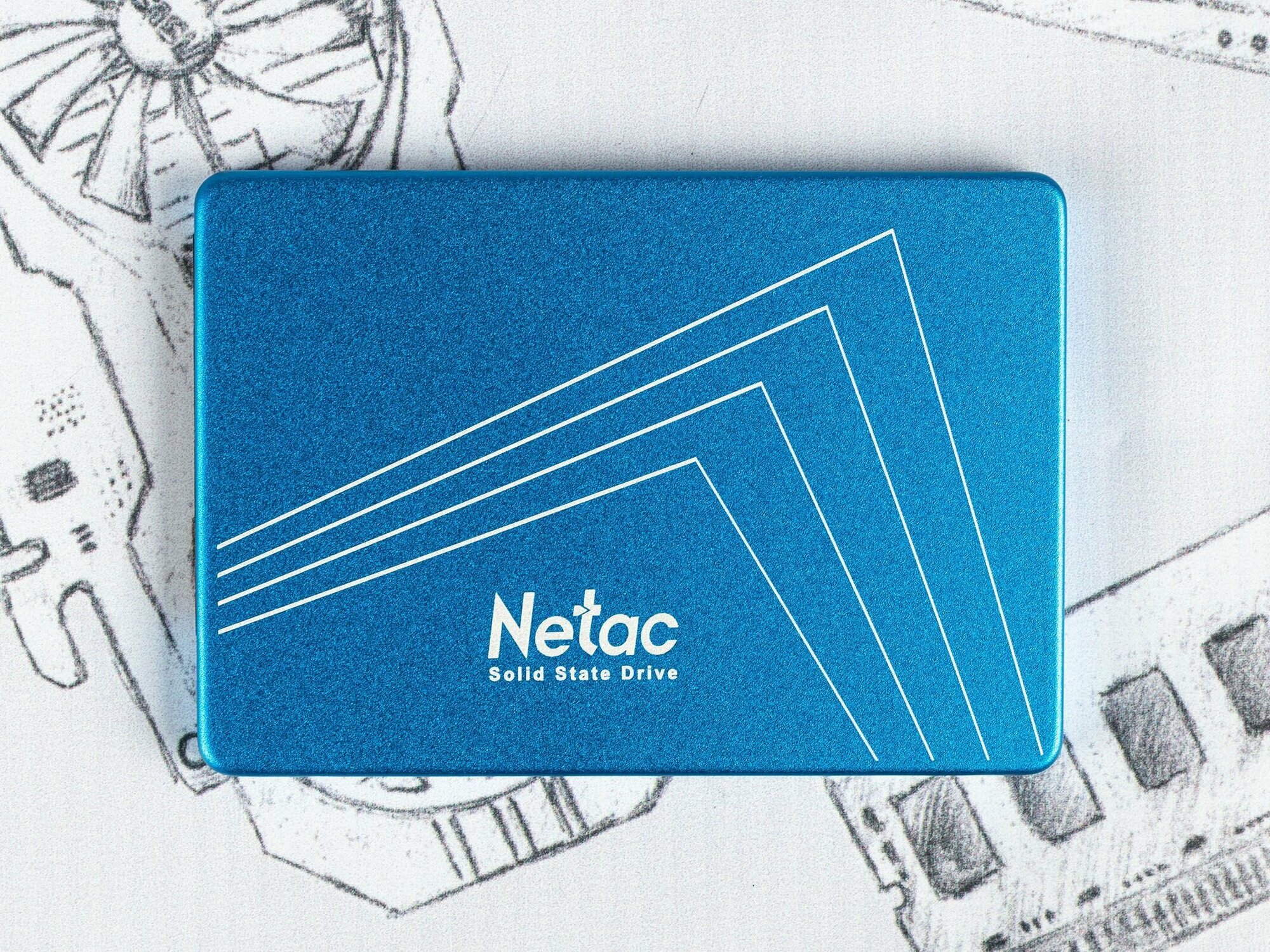 Внутренний SSD-накопитель Netac N535S 240GB 2,5” SATA-III, 3D TLC, Синий NT01N535S-240G-S3X - фото №19