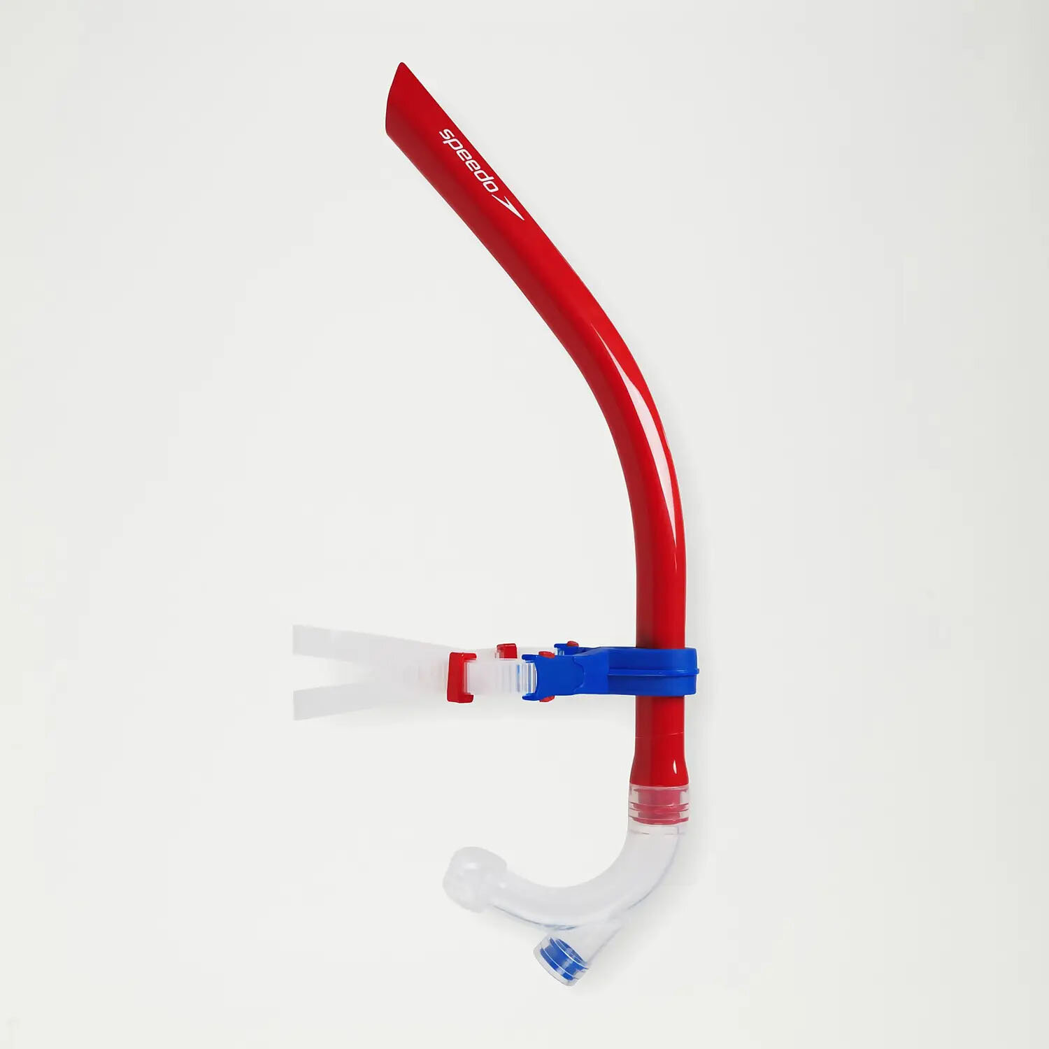 Speedo Трубка фронтальная Speedo Center Snorkel красный/голубой