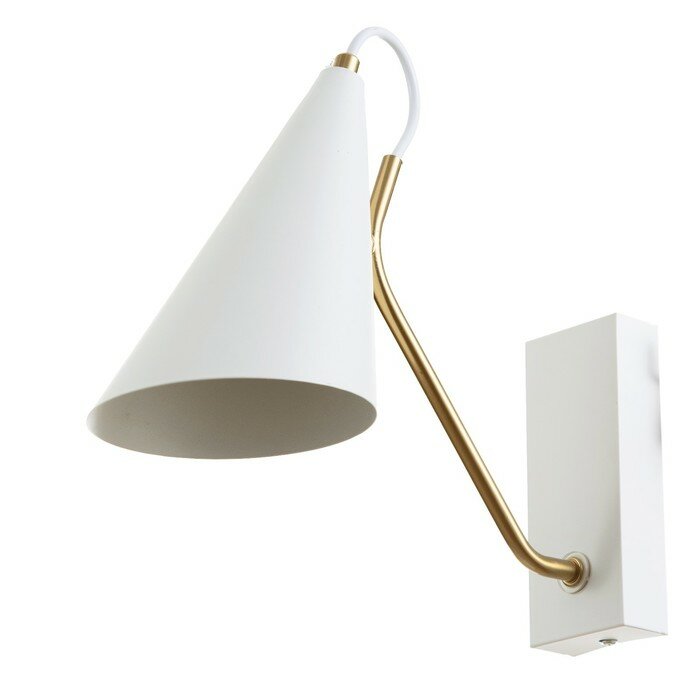 фото Бра "Свейн" Е27 40Вт бело-медный 12х27,5х28 см