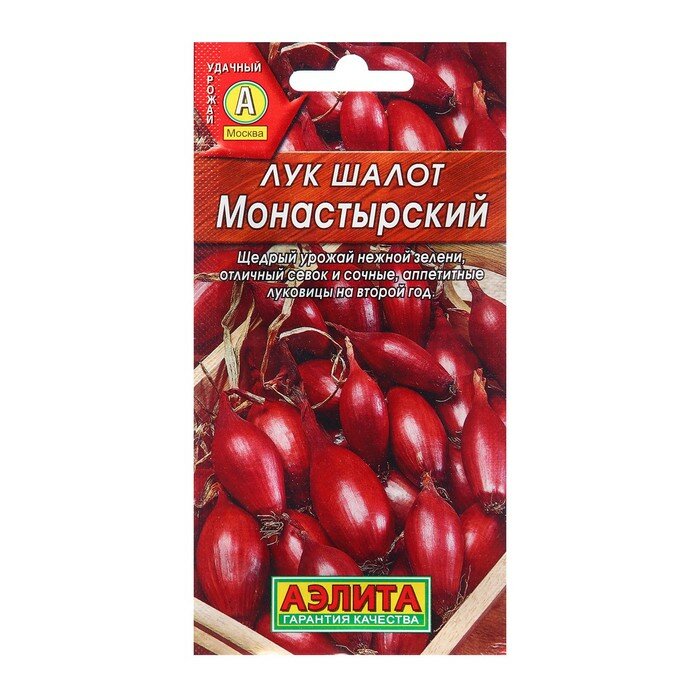 Семена Лук шалот Монастырский Ц/П 0.3г 2 шт.