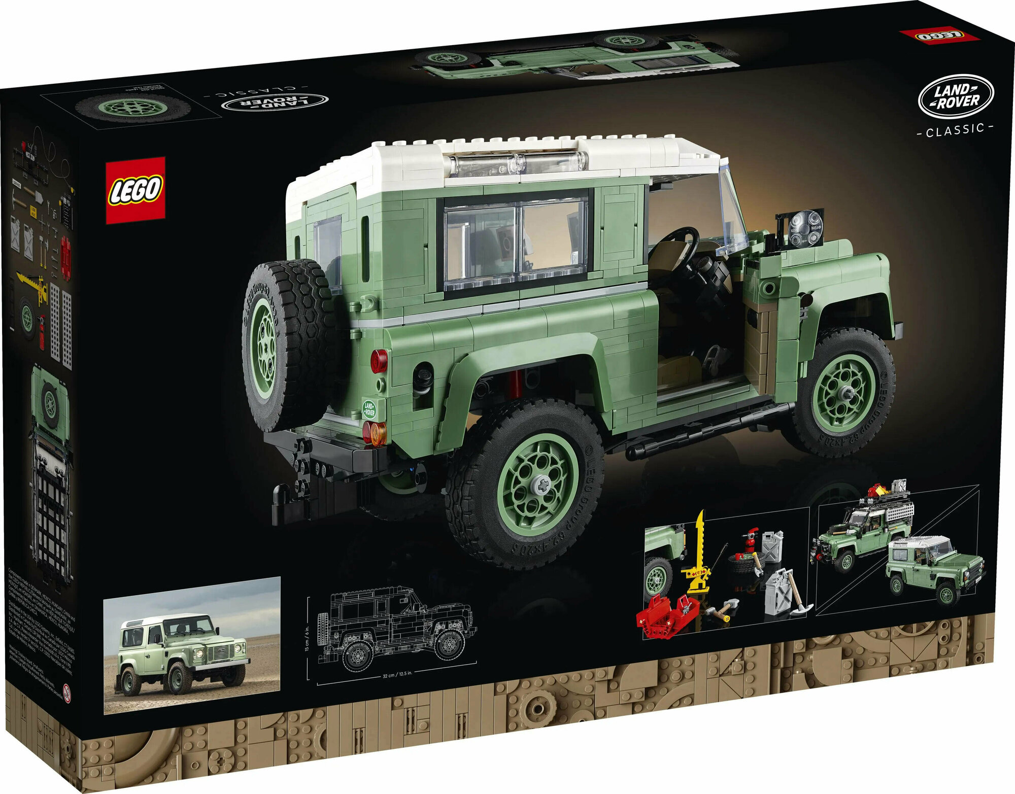 Конструктор LEGO Icons 10317 Land Rover Classic Defender 90