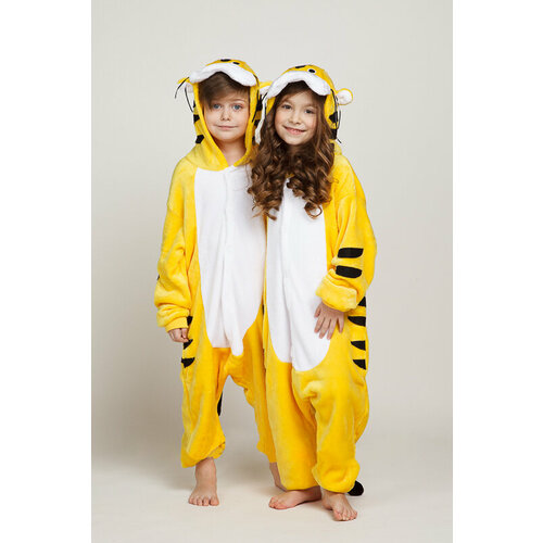 Кигуруми Тигр, размер 100-110, желтый