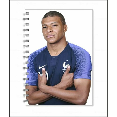 Тетрадь Kylian Mbappe Lottin, Килиан Мбаппе Лоттен №2, А5