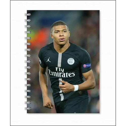 Тетрадь Kylian Mbappe Lottin, Килиан Мбаппе Лоттен №12, А4