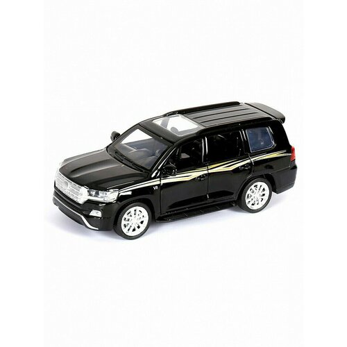 Модель машины Toyota Land Cruiser 1:32 свет, звук, инерция машина автопанорама toyota fj cruiser желтый масштаб 1 32 свет звук инерция jb1251389