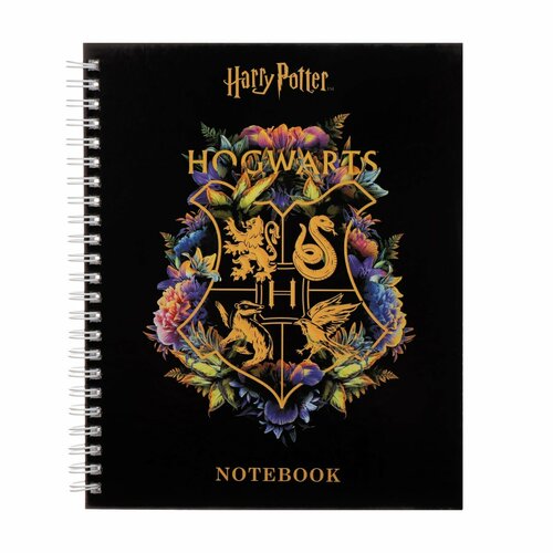 Колледж - тетрадь твёрдая обложка А5 96 листов в клетку на гребне Гарри Поттер перфорация на отрыв 357₽