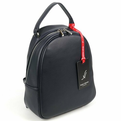 фото Рюкзак sergio valentini, фактура гладкая, синий