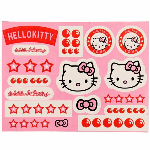 Наклейки (набор) HELLO KITTY (23х17см) наклейки набор hello kitty 23х17см 5979