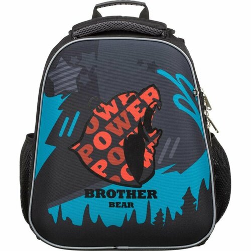 Ранец №1School Basic Brother bear, 2 отд, эргоном. спинка ранец 1school basic brother bear 2 отд эргоном спинка