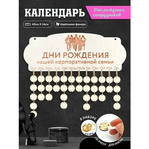 Календарь дней рождения коллег