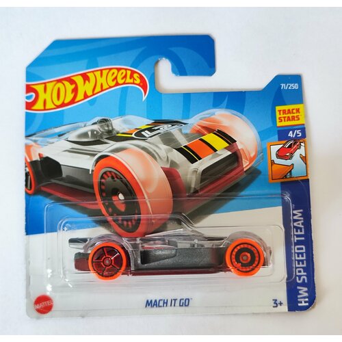 Hot Wheels Машинка базовой коллекции MACH IT GO серая 5785/HCW90