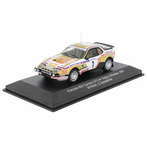 Porsche 924 carrera gts #1 rallye dantibes rohrl/geistdorfer 1981 / порше 924 карерра ралли
