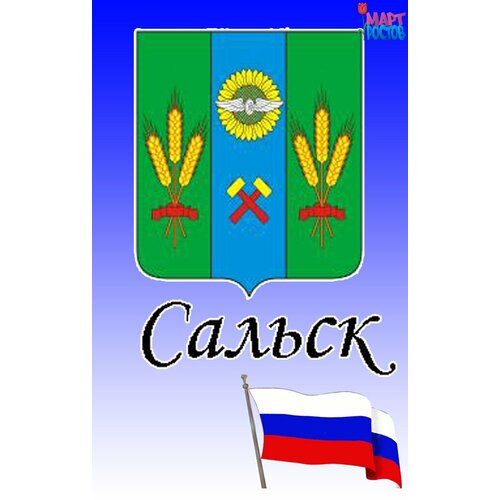 Как выглядит флаг сальск Купить Магнитики Март Ростов в интернет каталоге с доставкой Boxberry