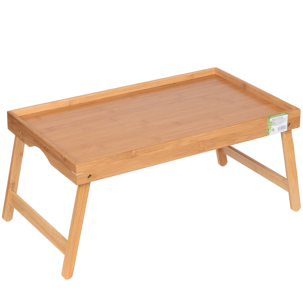 Столик для завтрака бамбук 50х30х4 см G11-M047-1