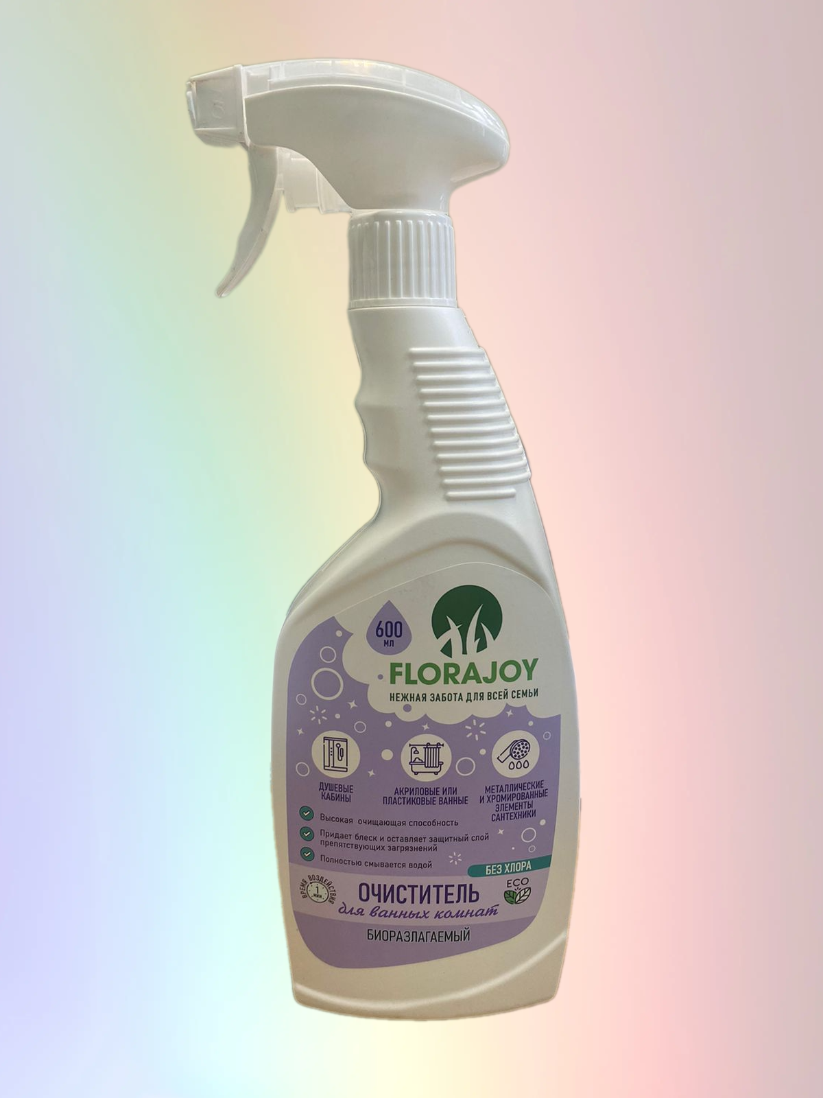 фото Очиститель для ванных комнат "Florajoy" 600 мл