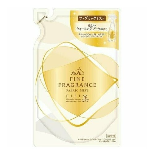 NISSAN FaFa - Fine Fragrance Ciel - кондиционер-спрей для тканей с прохладным ароматом белых цветов, 270 мл (запаска)