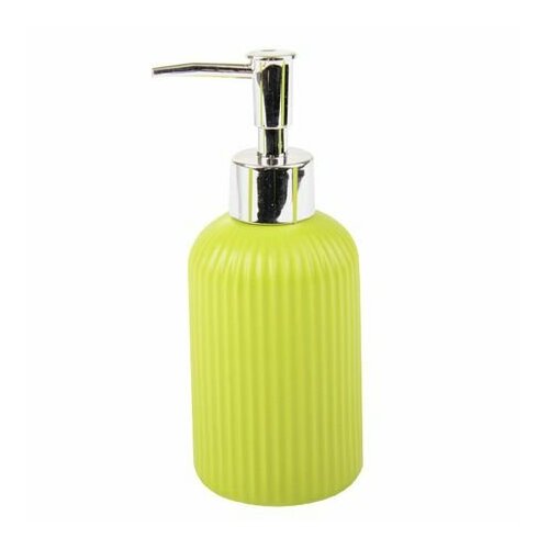 Дозатор для жидкого мыла аквалиния Плиссе лайм матовый