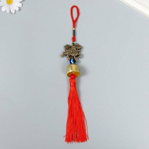 Колокольчик металл Цилинь Кирин 1 колокол 18х45х3 см 10шт 1724₽