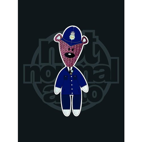 Наклейка Bear Policeman