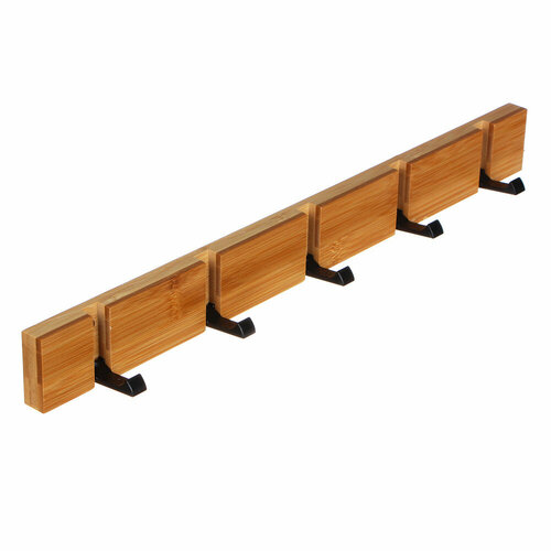 Вешалка настенная со складными крючками55x50x2см 908₽