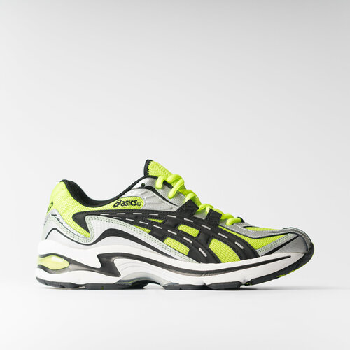 фото Кроссовки asics, размер 10 us, желтый, бордовый