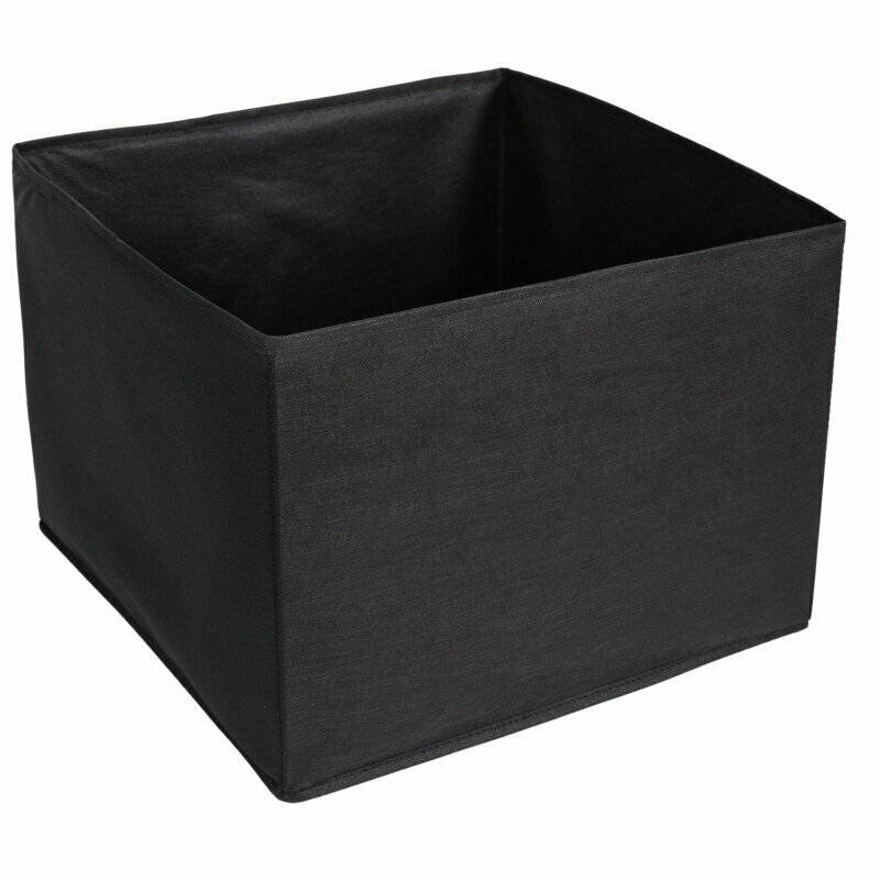 Короб для хранения Attache, размер 40х30см, черный, с молнией - фотография № 1