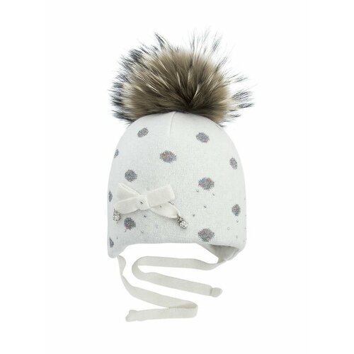 фото Шапка mialt, размер 50-52, белый