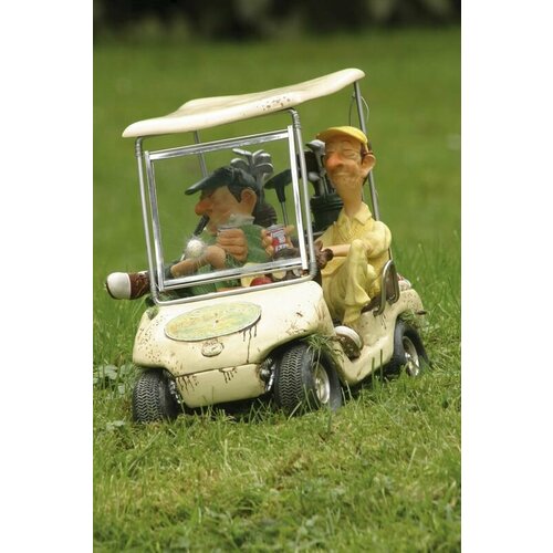 Статуэтка Гольфкар Guillermo Forchino 20см FO85035 Cream