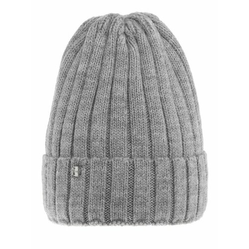 Шапка mialt, размер 54-56, серый шапка зимняя для девочки размер 54 56 арт 32123шд05 цвет серый