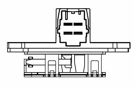 Резистор электровентилятора отопителя для автомобилей Toyota Rav 4 (00-) LFR 1922 LUZAR