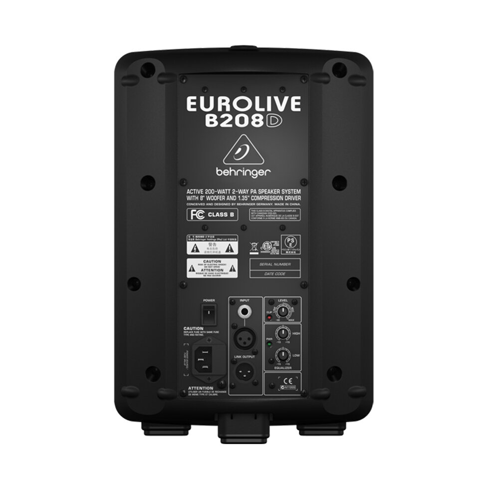 Сателлит BEHRINGER Eurolive B208D, 1 колонка, черный - фото №11