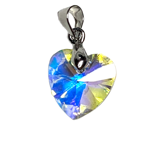 фото Подвеска с кристаллом swarovski сердце цвет северное сияние my lollipop