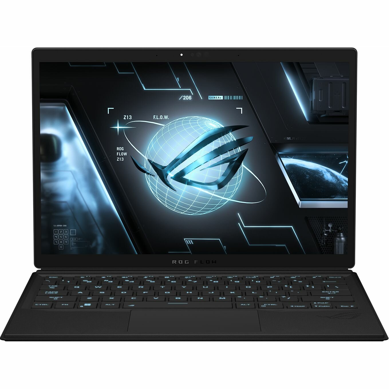 Ноутбук Asus ROG Flow GZ301VV-MU023W, 13.4", IPS, Intel Core i9 13900H 16ГБ, SSD 1024ГБ, NVIDIA GeForce RTX 4060 для ноутбуков 8ГБ, черный (90nr0bh1-m001z0)