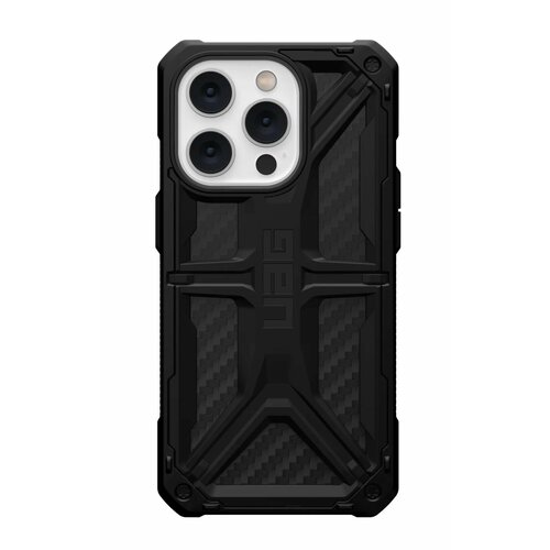 чехол для айфона momax carbon fiber texture с magsafe для iphone 14 pro mdap22md черный Защитный чехол UAG Monarch iPhone 14 Pro Carbon Fiber