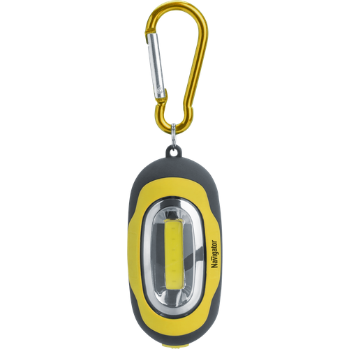 фото Светодиодный фонарь-брелок navigator 93 656 серии npt-kc07, желтый