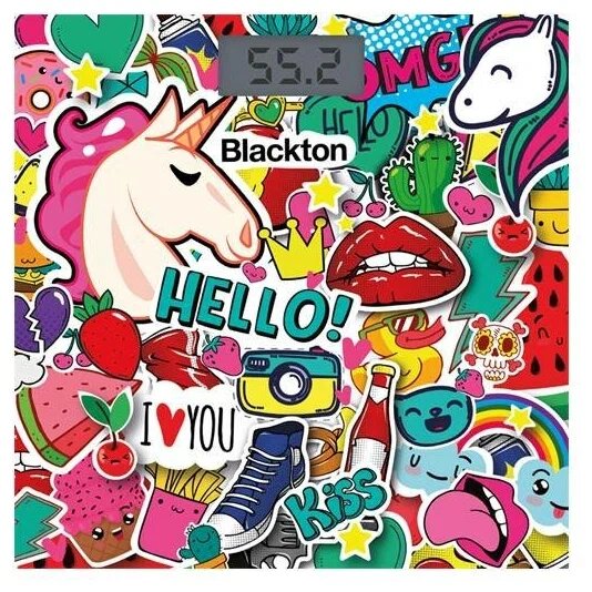 Весы электронные Blackton Bt BS1012 Creative stickers, creative stickers